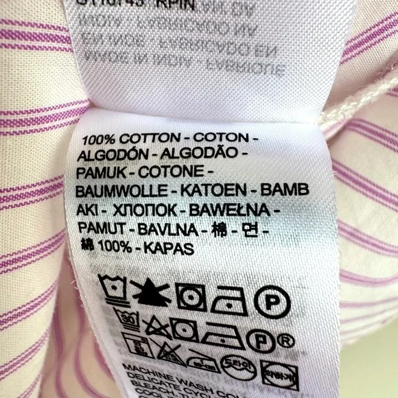 Levi’s Aiden Shirt Pink & White Size XL - Picture 5 of 5